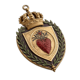 Pack Autoestima — medallón heráldico con corazón